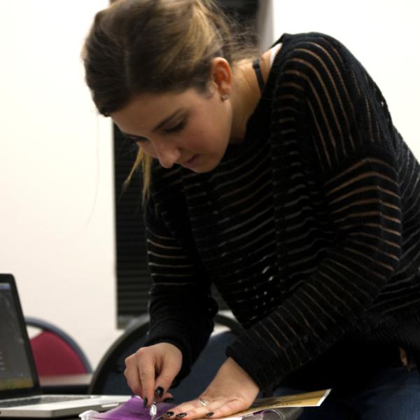 students working