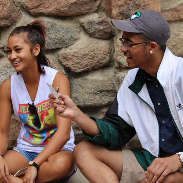 The soon-to-be freshmen got a chance to play some games before diving into the 10-day experience