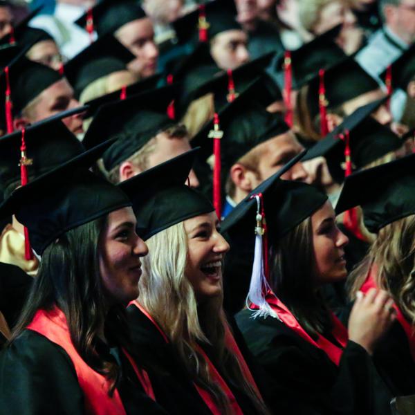 Awaiting their degrees