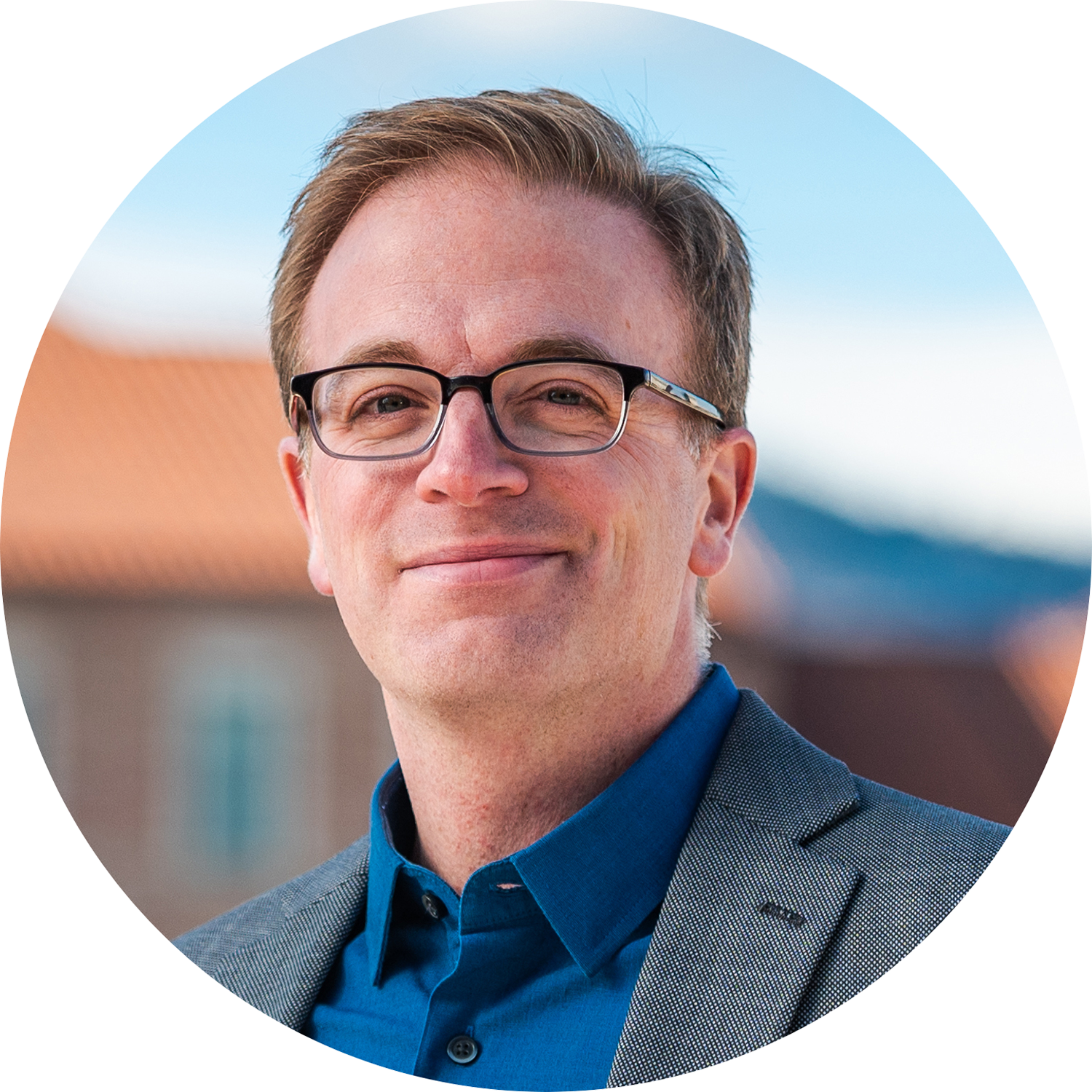 Headshot of Joe on the CU campus
