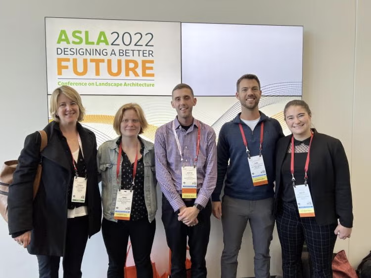 ENVD students and faculty at the ASLA