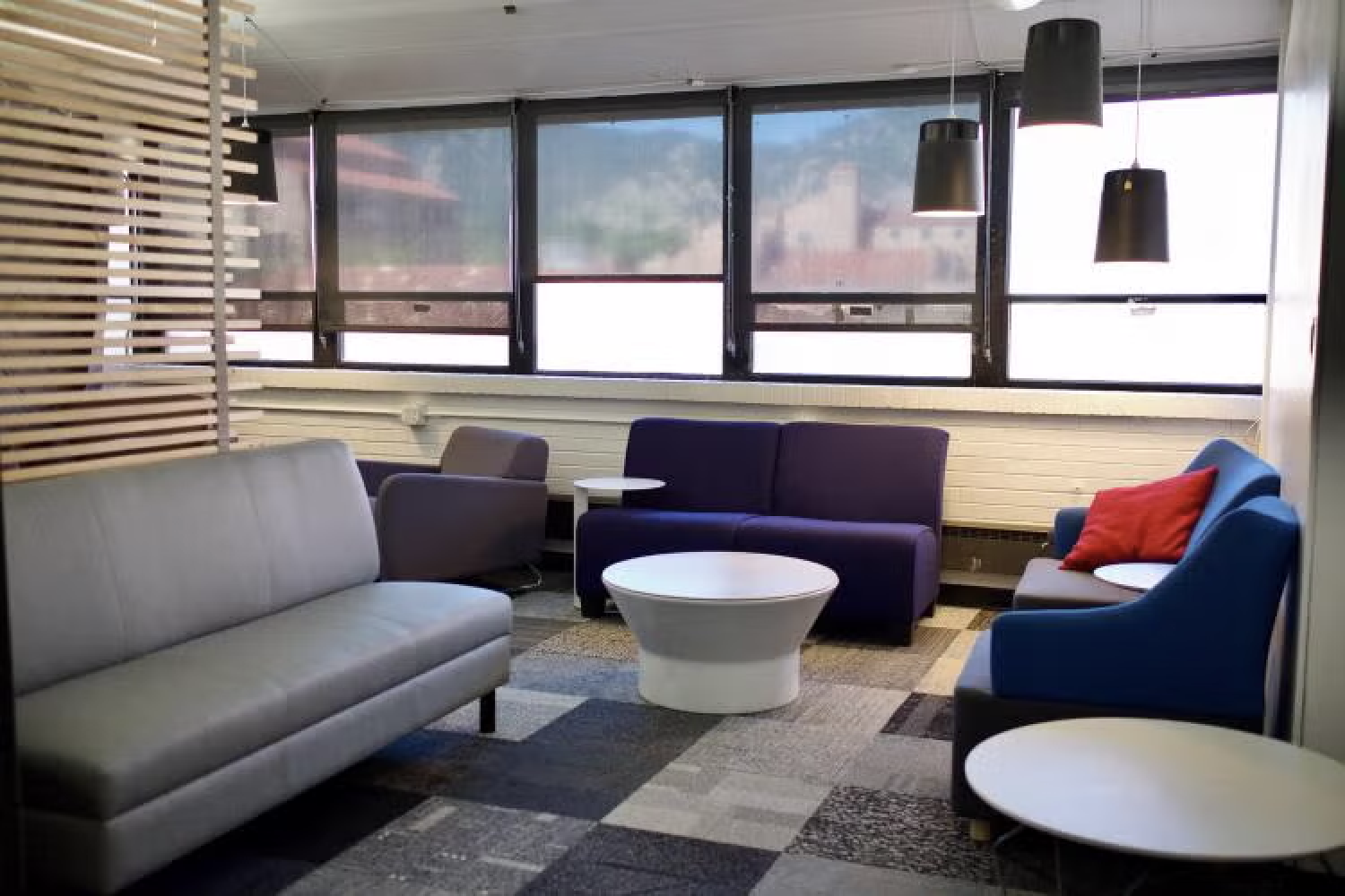 couches in third floor studio