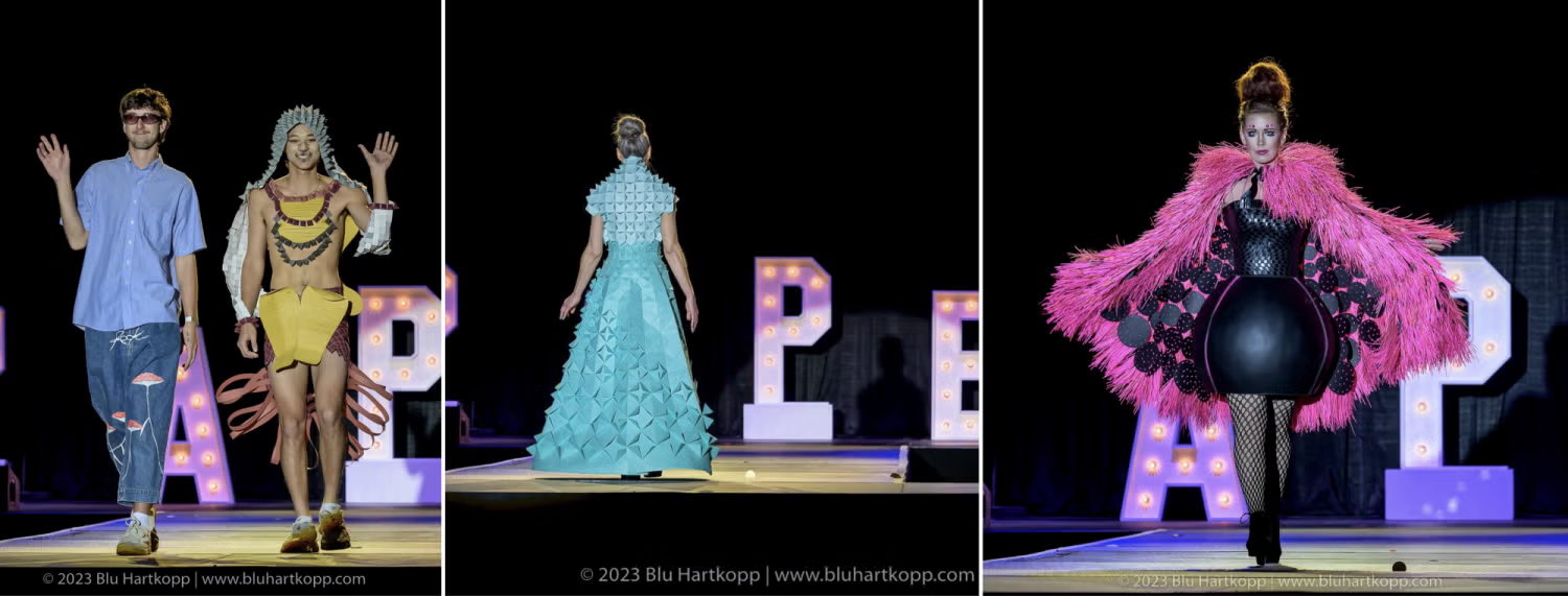 ENVD student and lecturer participate in Denver Paper Fashion Show