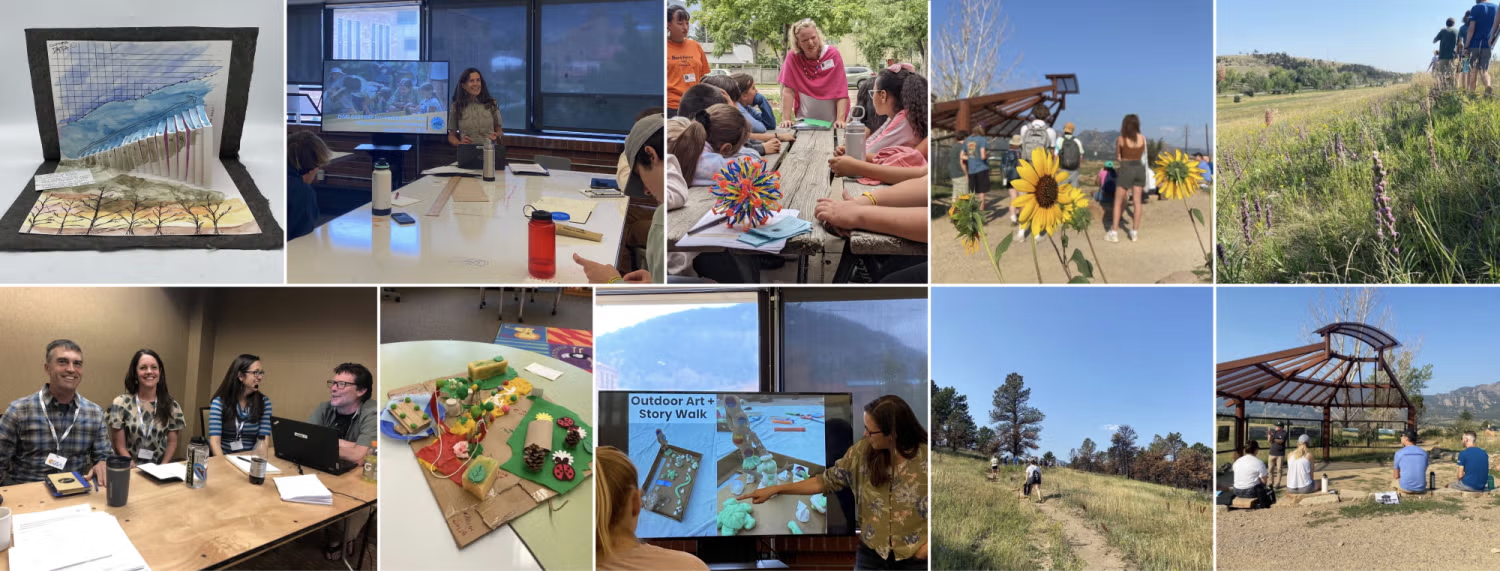 Eco-Healing Near Marshall Mesa Site collage