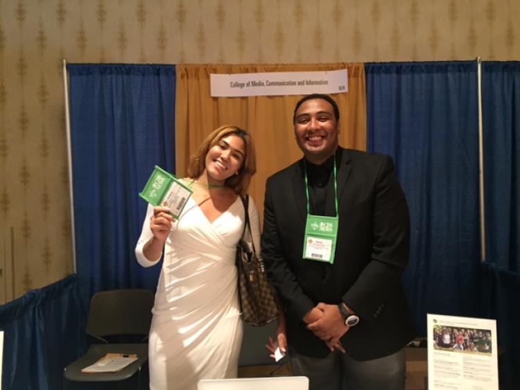 Ariana Freeman and Aaron Montgomery at NABJ 2017