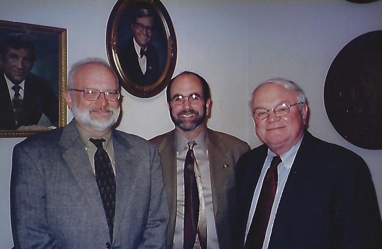 photo with Brinkman, Voakes, and Hoover
