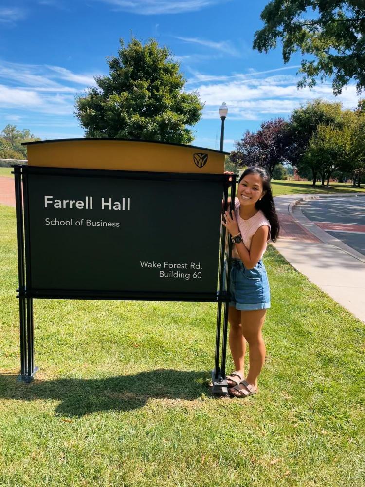 Fleming will attend Wake Forest University in summer 2022 to pursue a master's degree