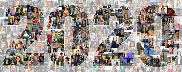 Photo collage with 2020 Overlay