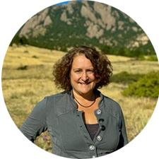 Headshot of Phaedra outdoors at Chautauqua Park.