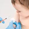 Stock photo of baby receiving a vaccine