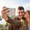 Couple taking a selfie