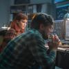 Michigan State doctoral candidate Kate Dibiasky (Jennifer Lawrence) and astronomy Professor Randall Mindy (Leonardo DiCaprio) discover that a “planet killer”-sized comet is headed toward Earth in the film Don't Look Up. (Credit: Netflix) 