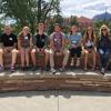 CMCI students at lunch