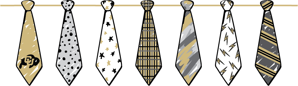 illustration of ties