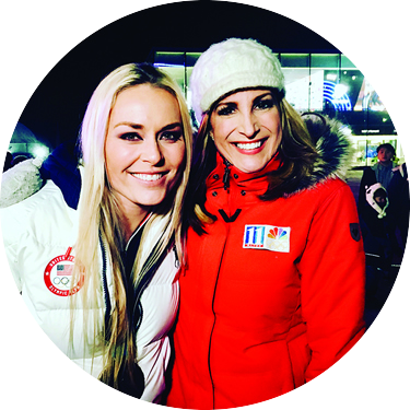 Cheryl Preheim and Lindsay Vonn