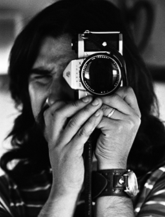 Juan captures a self-portrait with his Pentax 35 mm camera, circa 1971–74.