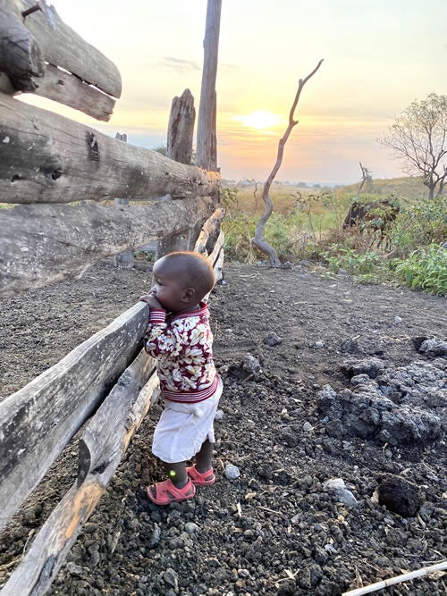 Mollel uses her Instagram, @angelmollel1, to share images that capture the people and culture of Tanzania. She photographed this Maasai child during her trip in the summer of 2020.