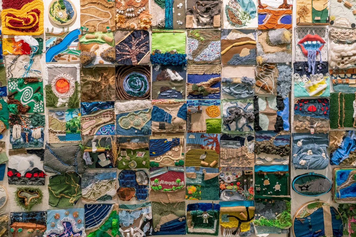 Landscape as Fabric display