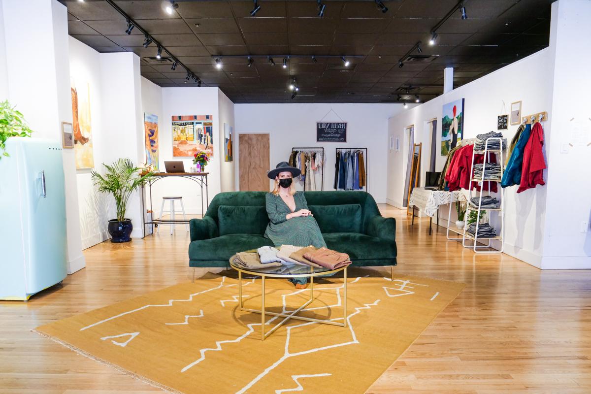 Inside the store