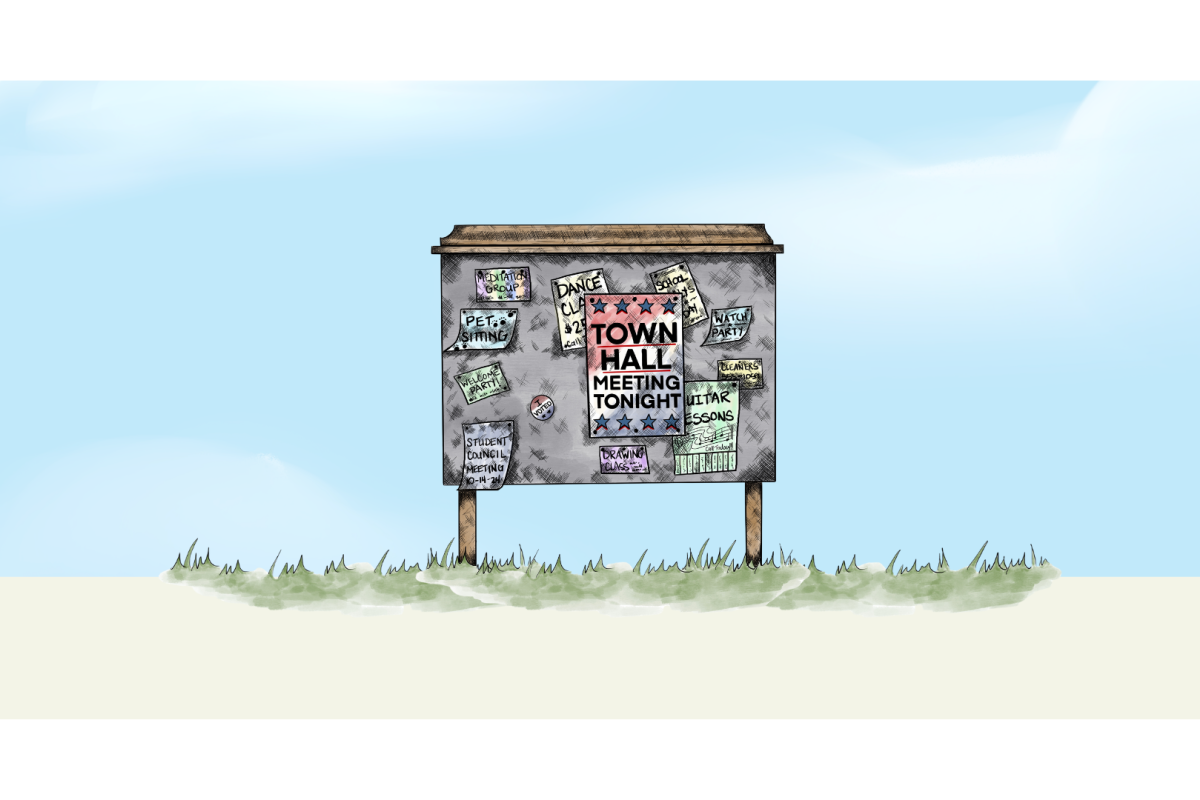 Town billboard