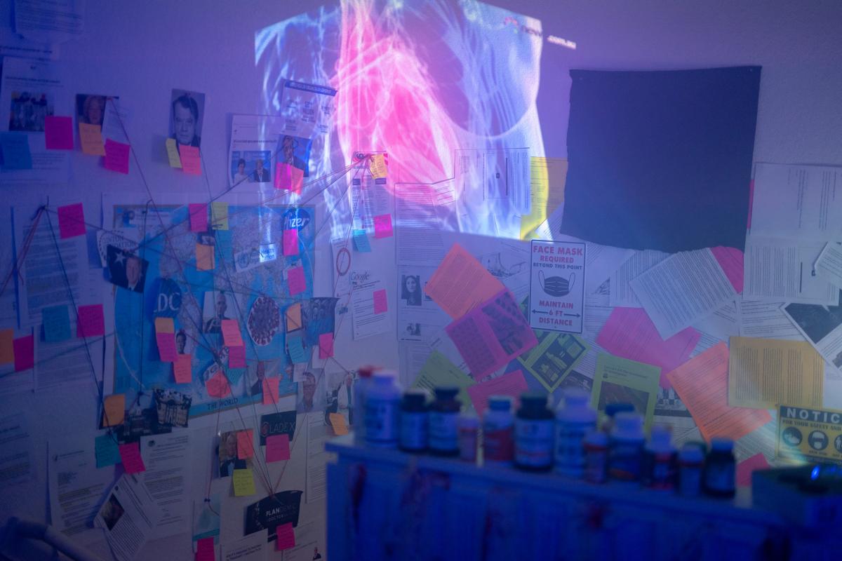For her honor's thesis, media production major Taylor Passios turned her apartment into an immersive experience that people could visit.