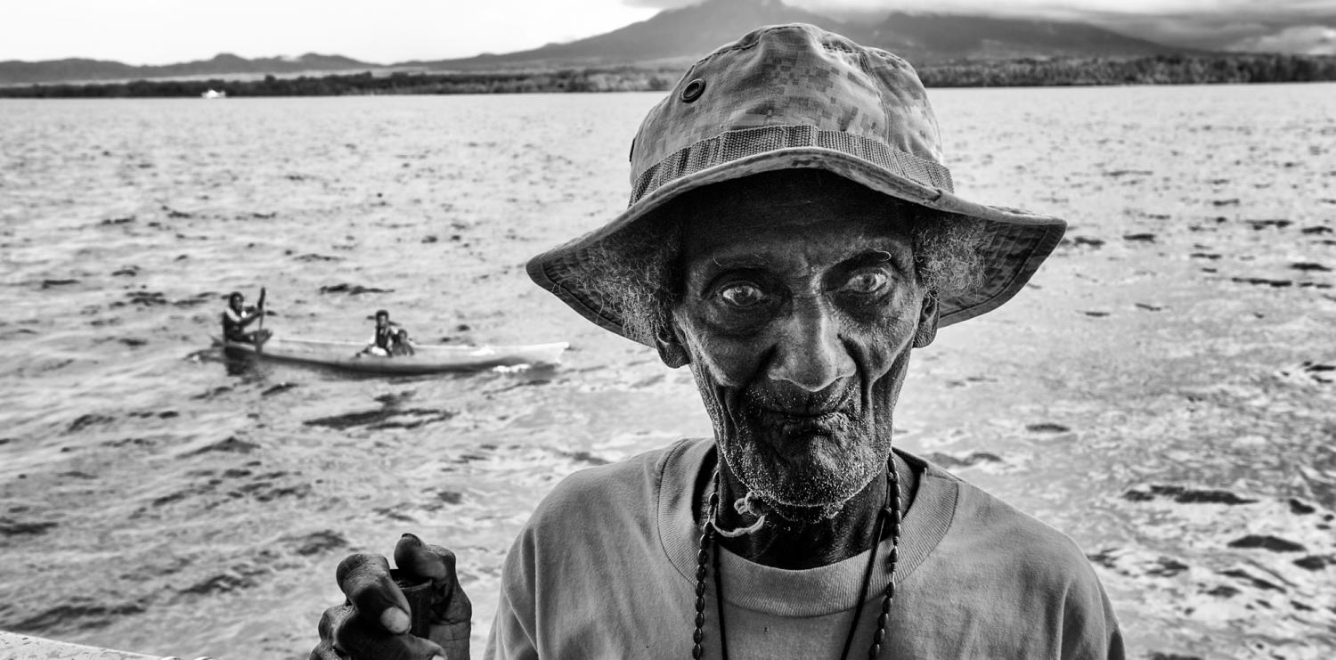 Old man from the Soloman Islands