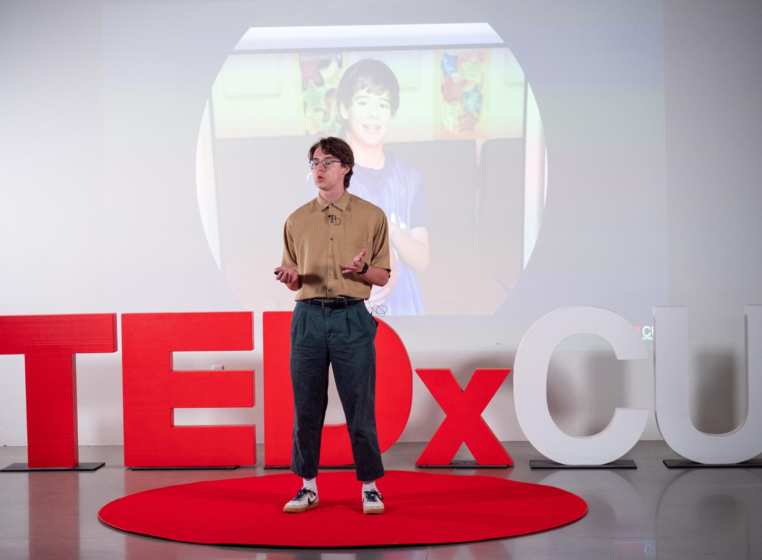 A TEDxCU presenter.