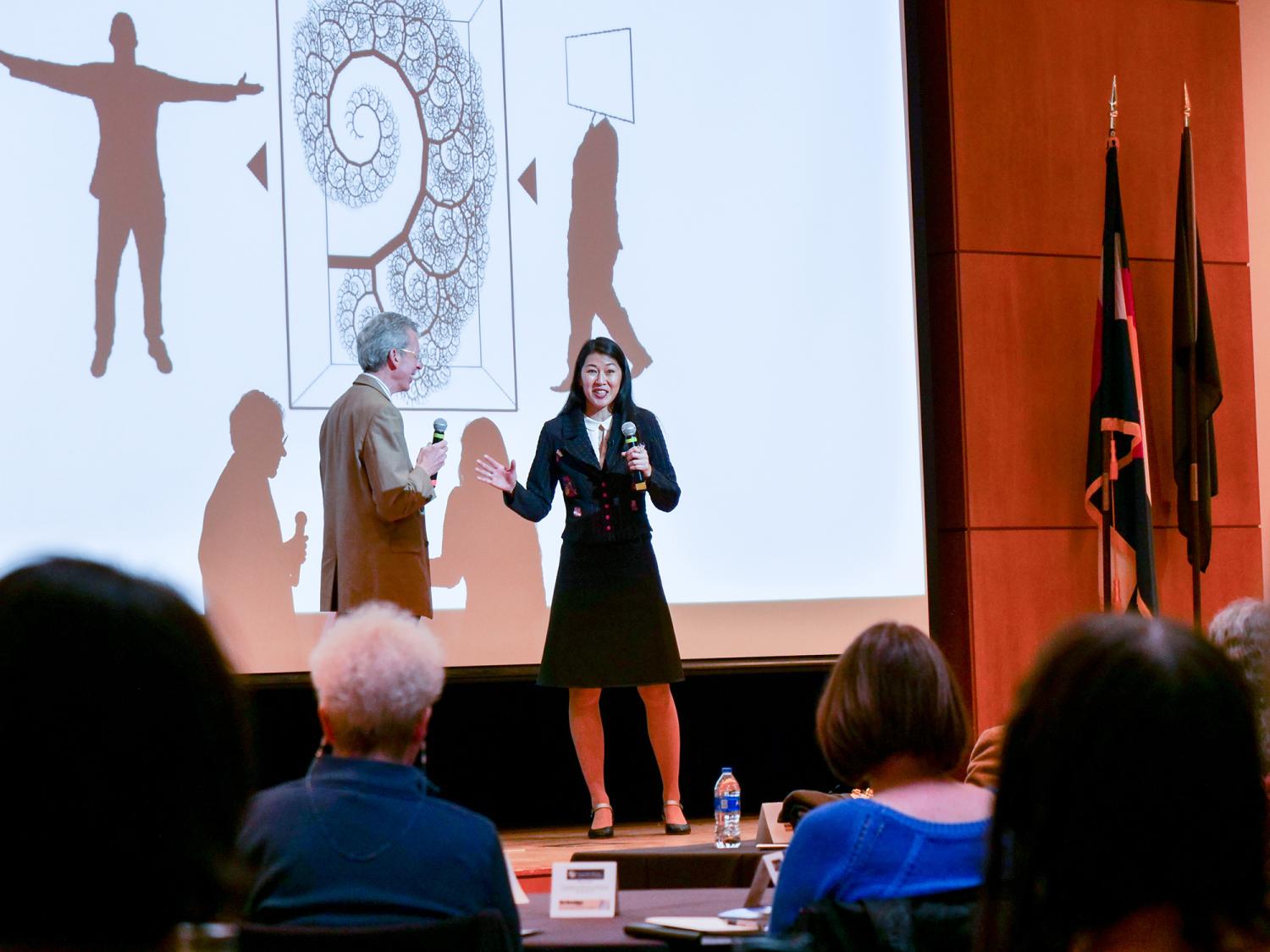 Angie Eng presents at 3 Minute Thesis.