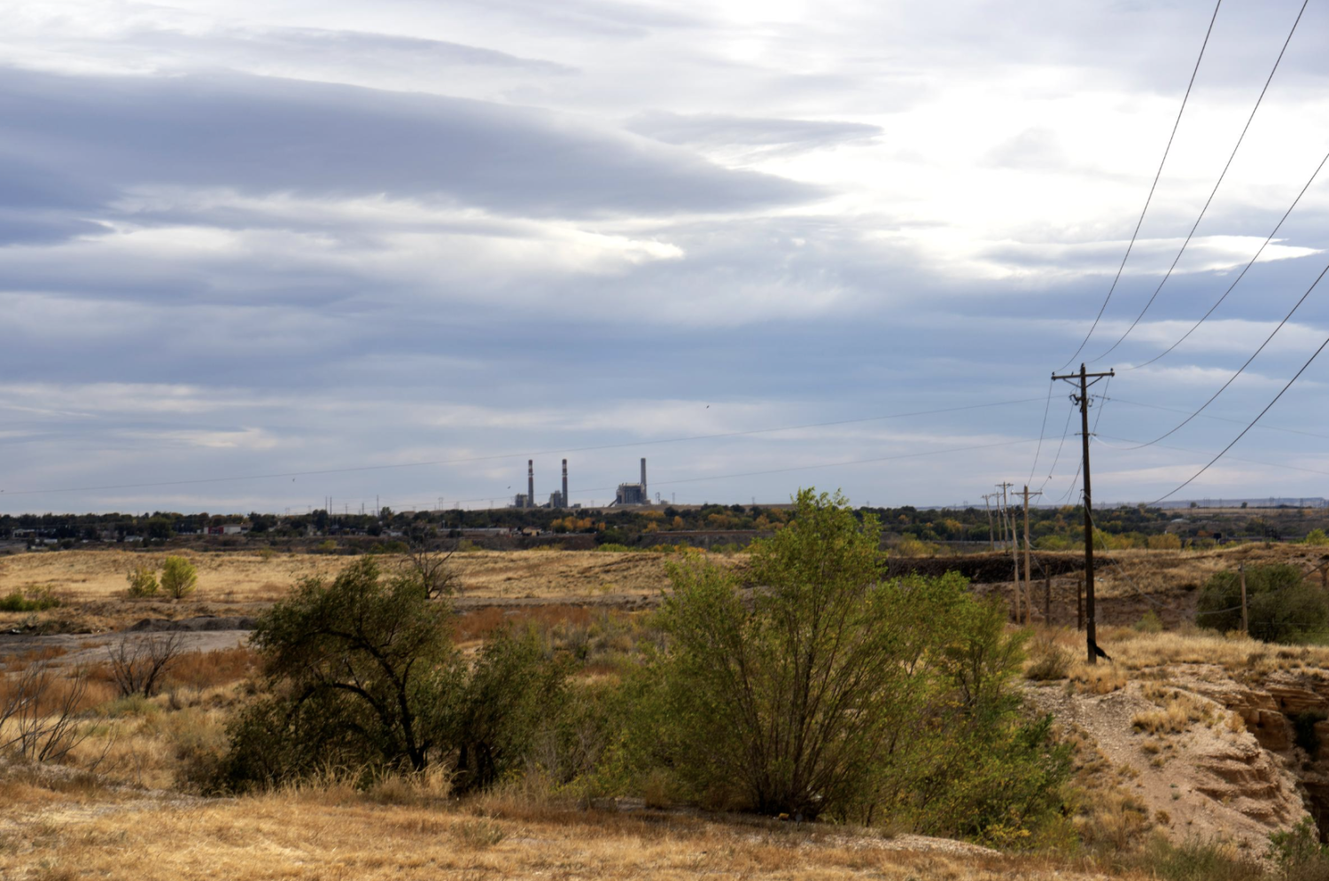 The Comanche 3 power plant in Pueblo County is the state’s largest single emitter of greenhouse gas emissions. It is set to close by 2031, thus ending coal-generated electricity in Colorado. Credit: Anthony Albidrez