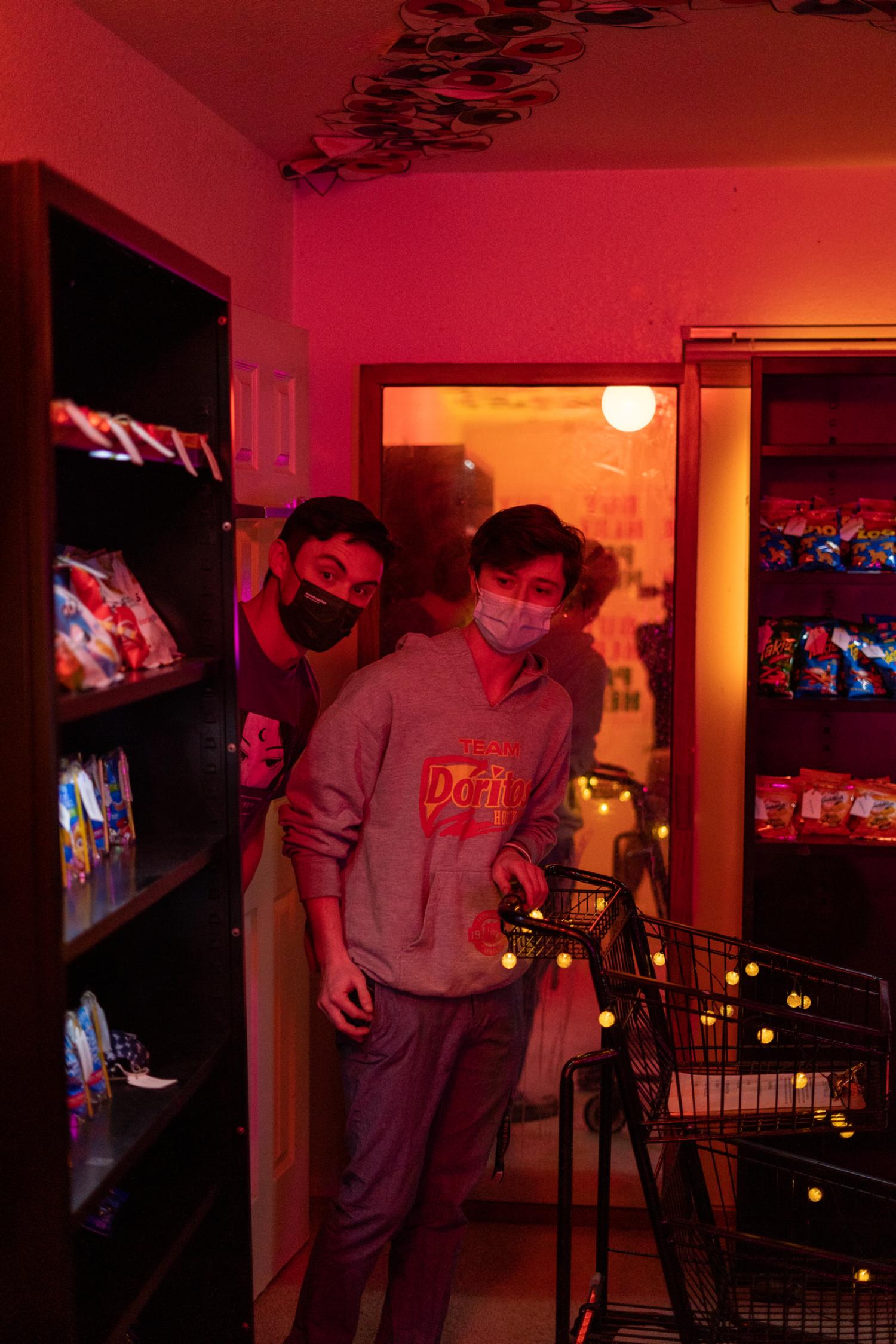 Finally, guests enter the Attention Economy room, where they are handed a shopping list of items to search for. Rather than checking out with money, visitors must Google questions found on each item's price tag. Ultimately, their attention serves as ICA Loop currency.