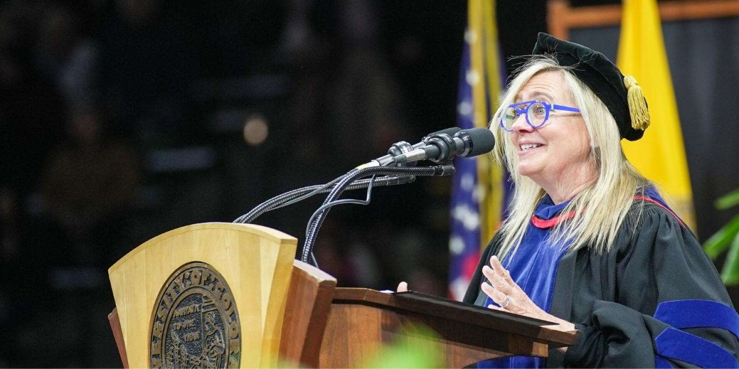 Dean Bergen at graduation