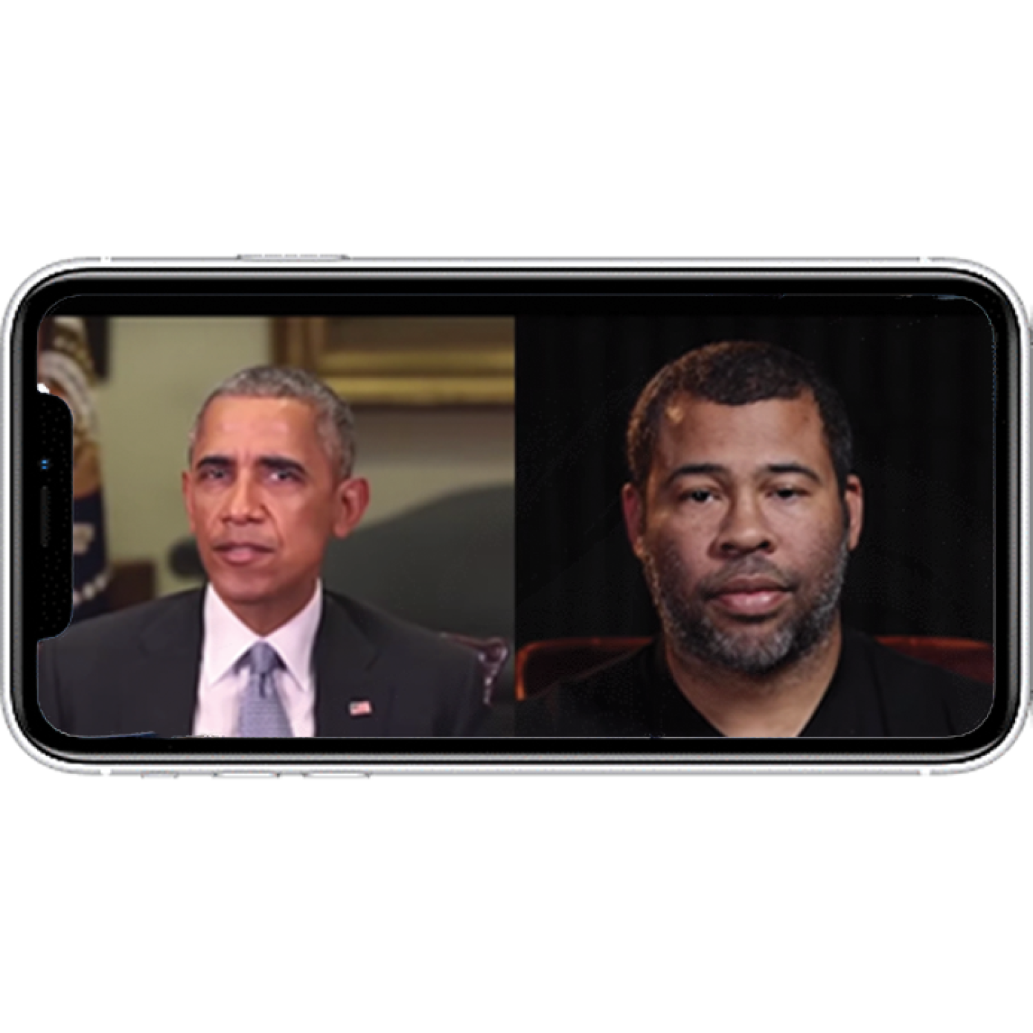Filmmaker Jordan Peele releases a fake video of former President Barack Obama making a speech.
