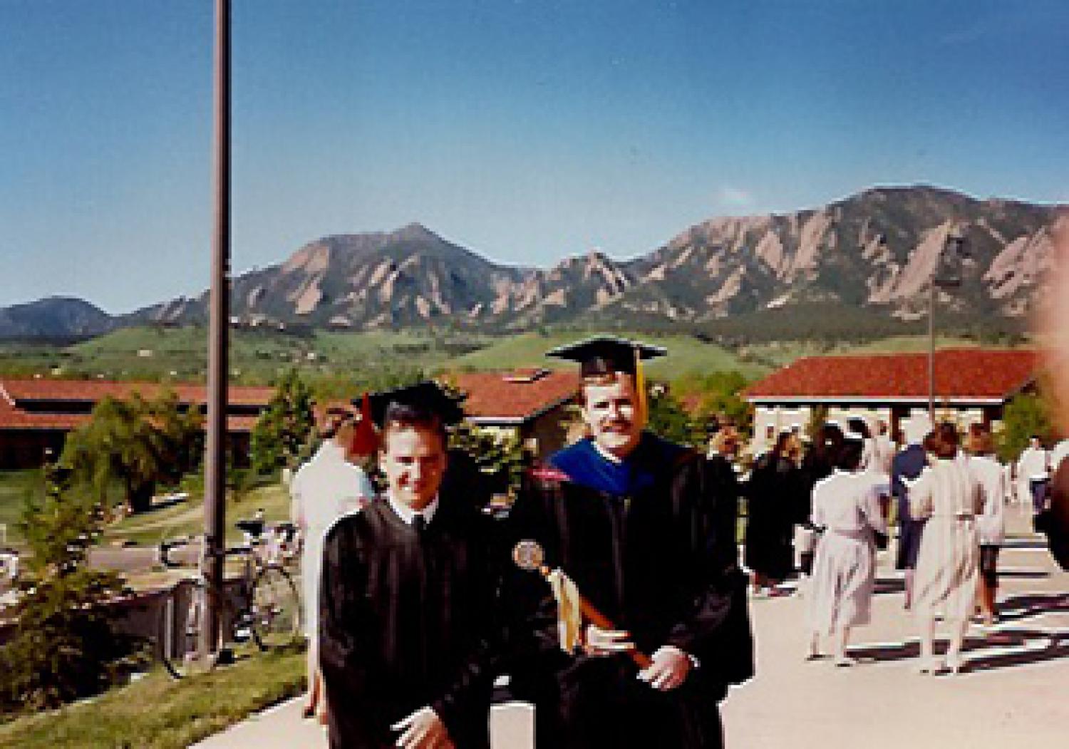 Steve with Tom Costello