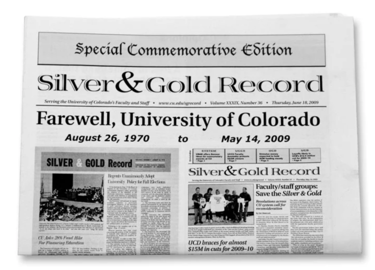 Silver & Gold Record last issue