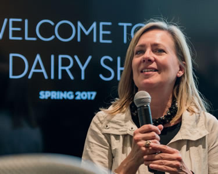Lori at Dairy Show