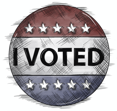 i voted graphic