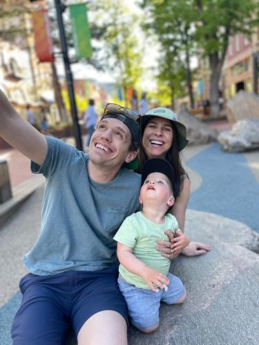 Max with his family