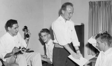 CU newspaper students, 1940s