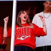 Taylor Swift at a Chiefs game