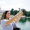 Student takes a selfie