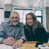 Richard Rocklin and Rebekah Sosa (MStratComm’18) take a selfie after Richard attended three consecutive workshops.