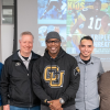 Kordell Stewart with CMCI staff