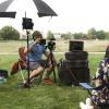 Pat Clark filming