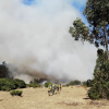 video still of a firefighting crew