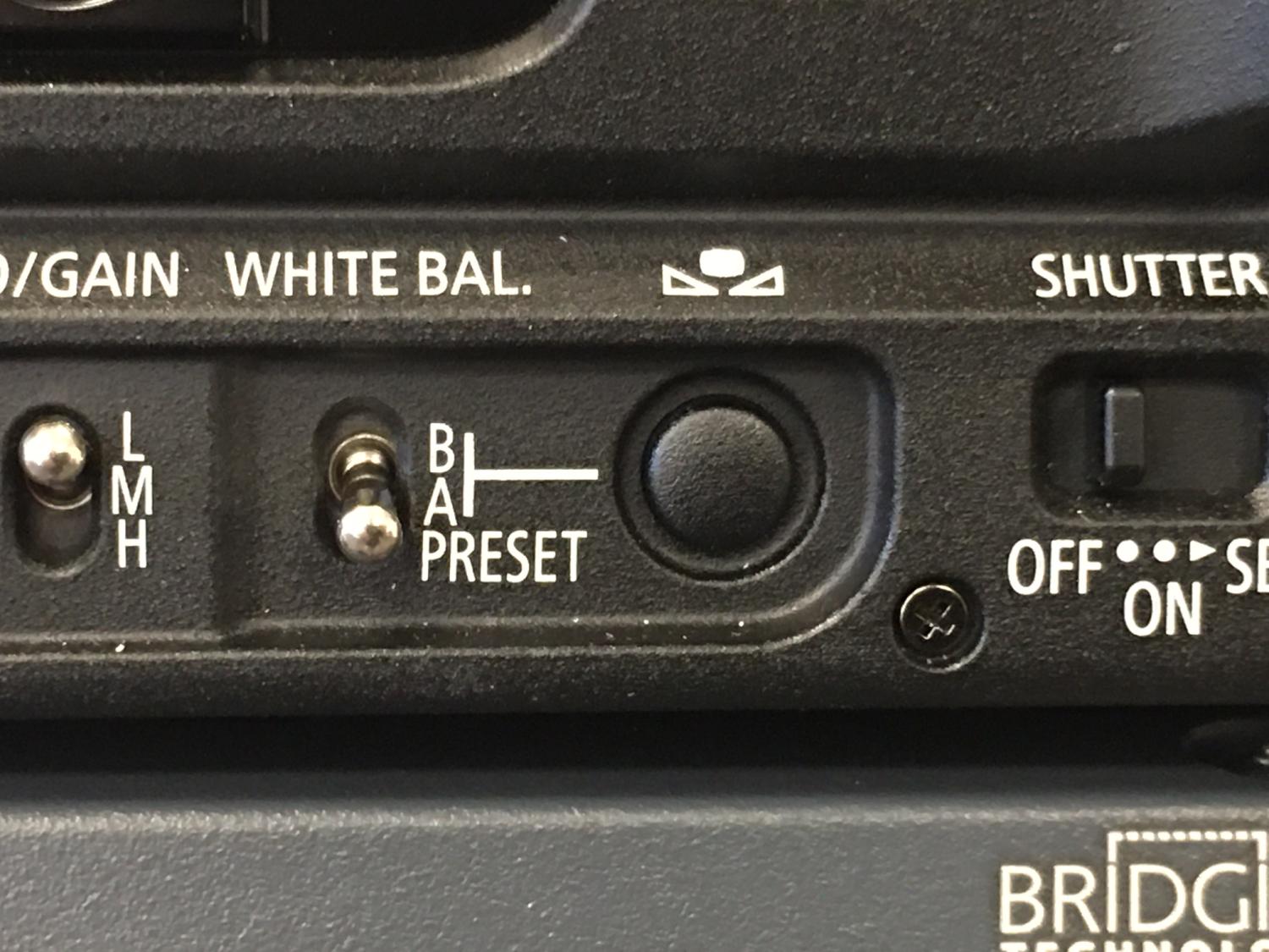 White balance switch