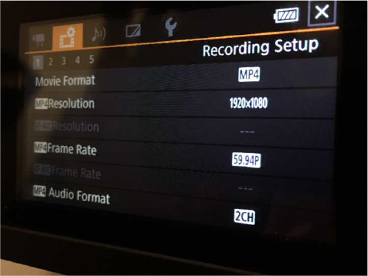 Recording setup