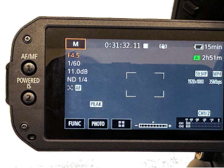 ND filter indicator