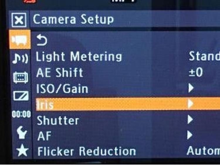 Iris setting