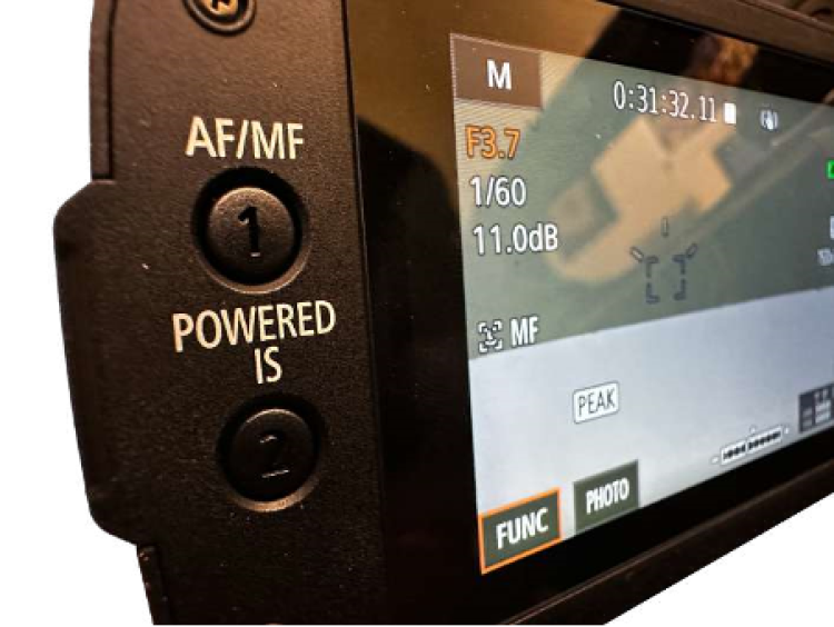 AF/MF Focus button