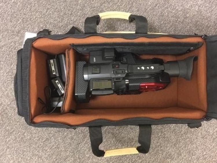 What's in the Panasonic camera bag